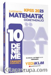 2023 ÖABT İlköğretim Matematik Öğretmenliği Tamamı Çözümlü 10 