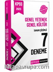 2023 KPSS Genel Yetenek Genel Kültür Tamamı Çözümlü 7 Deneme