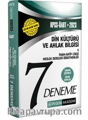 2023 KPSS ÖABT Din Kültürü ve İmamhatip Lisesi Öğretmenliği 7 Deneme