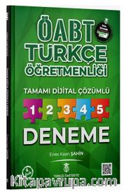 ÖABT Türkçe Öğretmenliği 5 Deneme Dijital Çözümlü 