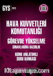 2023 Hava Kuvvetleri Komutanlığı Görevde Yükselme Sınavlarına Hazırlık Konu Anlatımlı Soru Bankası