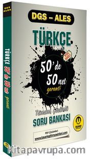 DGS-ALES Türkçe 50’de 50 Net Garanti Soru Bankası