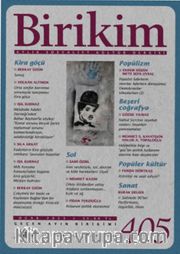 Birikim Aylık Sosyalist Kültür Dergisi Sayı:405 Ocak 2023