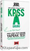 2023 KPSS A Grubu Tüm Dersler Yaprak Test