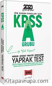 2023 KPSS A Grubu Tüm Dersler Yaprak Test