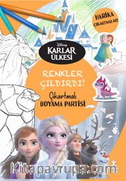 Disney Karlar Ülkesi Renkler Çıldırdı Çıkartmalı Boyama Partisi
