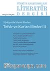Türkiye Araştırmaları Literatür Dergisi Bahar 2012 Cilt 10 Sayı:19-20