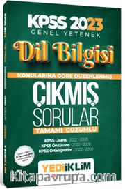 2023 KPSS Dil Bilgisi Konularına Göre Tamamı Çözümlü Çıkmış Sorular