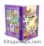 Ezop Masalları Seti Renkli Resimli Düz Yazılı (10 Kitap Takım, Küçük Boy)