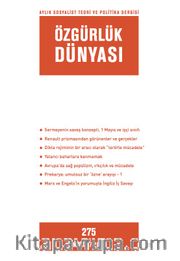 Özgürlük Dünyası / Aylık Sosyalist Teori ve Politika Dergisi / Nisan 2016 Sayı:275