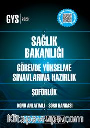 2023 Sağlık Bakanlığı Görevde Yükselme Sınavlarına Hazırlık Şoförlük Konu Anlatımlı Soru Bankası