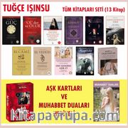 Tuğçe Işınsu Tüm Kitapları Seti ( 11 Kitap)+(Aşk Kartları Ve Muhabbet Duaları Hediyeli)