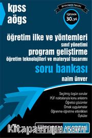 2016 KPSS AÖGS Eğitim Bilimleri Öğretim İlke ve Yöntemleri, Sınıf Yönetimi, Program Geliştirme, Öğretim Teknolojileri ve Materyal Tasarımı Soru Bankası