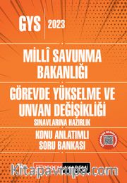 2023 Milli Savunma Bakanlığı Görevde Yükselme ve Unvan Değişikliği Sınavı Konu Anlatımlı Soru Bankası