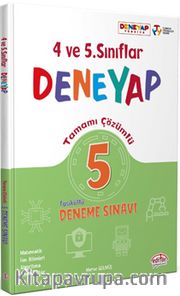 4 ve 5. Sınıflar Deneyap Tamamı Çözümlü 5 Fasikül Deneme 