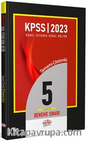 2023 KPSS Genel Yetenek Genel Kültür Tamamı Çözümlü 5 Fasikül Deneme Sınavı 