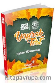 2016 KPSS ÖABT Rehber Öğretmenlik Yaprak Test