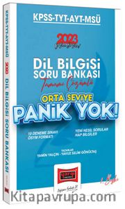 2023 KPSS-TYT-AYT-MSÜ Panik Yok Dil Bilgisi Tamamı Çözümlü Soru Bankası (Orta Seviye) 