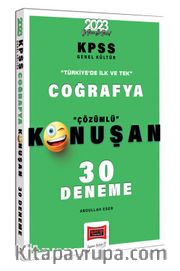 2023 KPSS Coğrafya Tamamı Çözümlü Konuşan 30 Deneme 