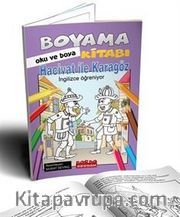 Hacivat İle Karagöz İngilizce Öğreniyor Oku ve Boya