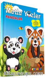Mutlu Yüzler: Pandalar <br /> Tekrar Kullanılabilir ve Yıkanabilir Çıkartmalı Kitap Serisi