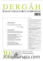 Dergah Edebiyat Sanat Kültür Dergisi Sayı:314 Nisan 2016