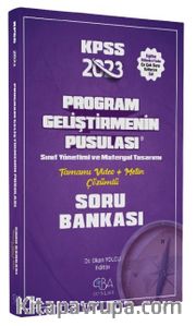 2023 KPSS Eğitim Bilimleri Program Geliştirmenin Pusulası Soru Bankası Video Çözümlü 