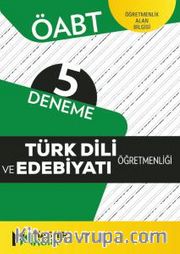 ÖABT Türk Dili Ve Edebiyatı Öğretmenliği 5 Deneme