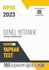 KPSS Genel Yetenek Yaprak Test 