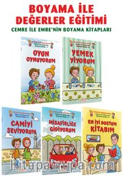 Cemre ile Emre Boyama Kitapları (5 Kitap)