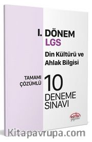 LGS I. Dönem Din Kültürü ve Ahlak Bilgisi Çözümlü 10 Deneme Sınavı