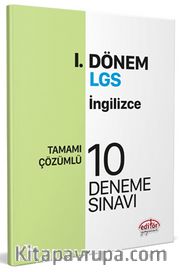 LGS I. Dönem İngilizce Çözümlü  10 Deneme Sınavı