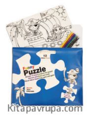 Funny Mat Washable Puzzle - Korsan Adası