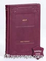 Açlık (Hakiki Deri, Ciltli, İplik Dikişli)