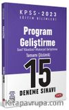 2023 KPSS Eğitim Bilimleri Program Geliştirme Tamamı Çözümlü 15 Deneme Sınavı 