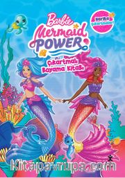 Barbie Mermaid Power Çıkartmalı Boyama Kitabı