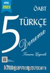 2023 KPSS ÖABT Türkçe 5 Deneme