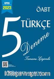 2023 KPSS ÖABT Türkçe 5 Deneme