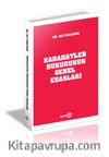 Kabahatler Hukukunun Genel Esasları