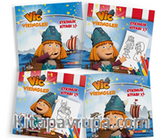 Vikingler Etkinlik Kitapları Seti / Boya Yaz Çiz Bul (4 Kitap)