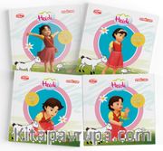 Heidi Etkinlik Kitapları Seti (4 Kitap) <br /> Boyama, Alıştırma, Eşleştirme, Bulmaca, Yaz Çiz Bul