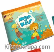 Maysa ve Bulut Etkinlik Kitabı 1 <br /> Fark Bulmaca, Boyama, Eşleştirme, Labirent