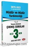 2023 MEB EKYS Müdür ve Müdür Yardımcılığı 3 Yıl Çıkmış Sorular ve Çözümleri