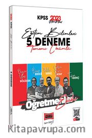 2023 KPSS Eğitim Bilimleri Öğretmenler Ekibi Tamamı Çözümlü 5 Fasikül Deneme