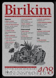 Birikim Aylık Sosyalist Kültür Dergisi Sayı:408 Nisan 2023
