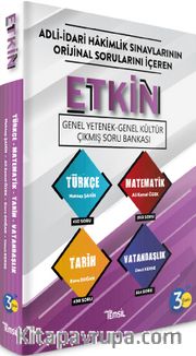 Etkin Genel Yetenek Genel Kültür Çıkmış Soru Bankası