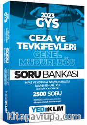 2023 GYS Adalet Bakanlığı Ceza ve Tevkifevleri Genel Müdürlüğü Soru Bankası 