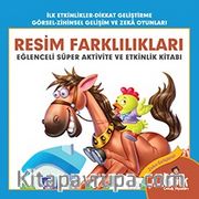 Eğlenceli Süper Aktivite Ve Etkinlik Kitabı Resim Farklılıkları