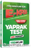 2024 Tüm Adaylar İçin Ekpss Çek Kopart Yaprak Test