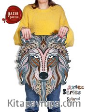 AZTEC Colored Wolf 644 Parça Hazır Puzzle (AZH58)